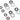 MAHLE COOLANT AIR BLEED GASKET SET, LS1  [MAHLE]  GS33845M